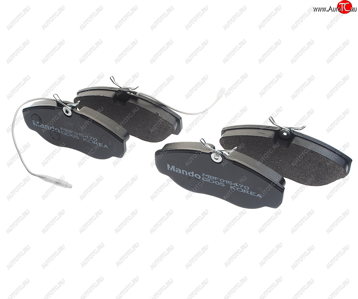 2 079 р. Колодки тормозные PEUGEOT Partner CITROEN Berlingo передние (4шт.) MANDO MANDO mbf015470 MANDO mbf015470  с доставкой в г. Кемерово