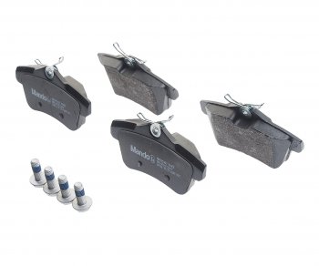 1 399 р. Колодки тормозные PEUGEOT C4,DS4,3007 (09-) CITROEN задние (4шт.) MANDO MANDO mbf015483  с доставкой в г. Кемерово. Увеличить фотографию 2