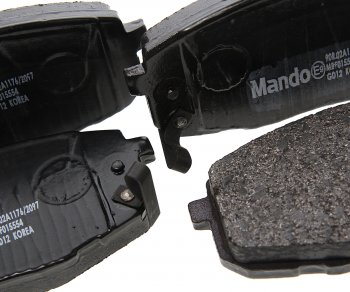 3 699 р. Колодки тормозные HYUNDAI Creta (17-) передние (4шт.) MANDO MANDO mbf015554 MANDO mbf015554  с доставкой в г. Кемерово. Увеличить фотографию 2
