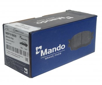 2 099 р. Колодки тормозные LAND ROVER Range Rover Sport (09-) задние (4шт.) MANDO MANDO mbf015605 MANDO mbf015605  с доставкой в г. Кемерово. Увеличить фотографию 2