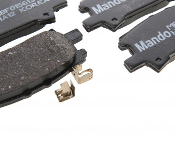 1 089 р. Колодки тормозные LEXUS RX300 (03-) задние (4шт.) MANDO MANDO mbf015613 MANDO mbf015613  с доставкой в г. Кемерово. Увеличить фотографию 2