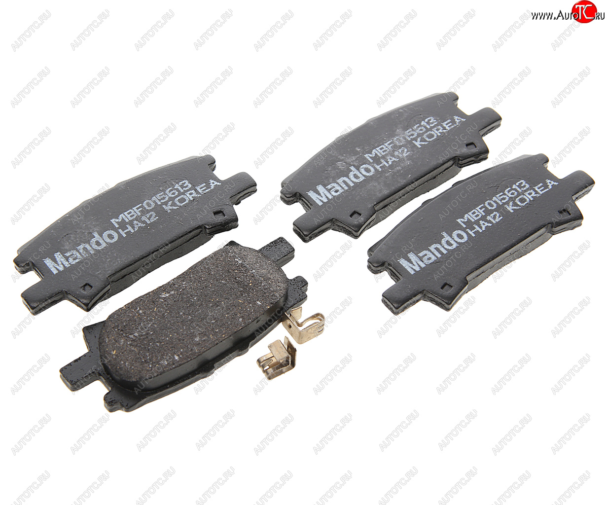 1 089 р. Колодки тормозные LEXUS RX300 (03-) задние (4шт.) MANDO MANDO mbf015613 MANDO mbf015613  с доставкой в г. Кемерово