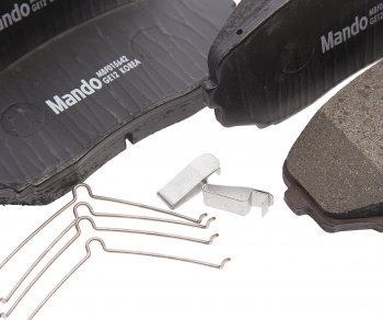 2 449 р. Колодки тормозные MAZDA CX-9,CX-7 (07-) передние (4шт.) MANDO MANDO mbf015642 MANDO mbf015642  с доставкой в г. Кемерово. Увеличить фотографию 2