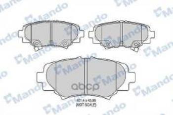 Колодки тормозные задние (4шт.) MANDO Mazda 3/Axela BP седан (2019-2025)