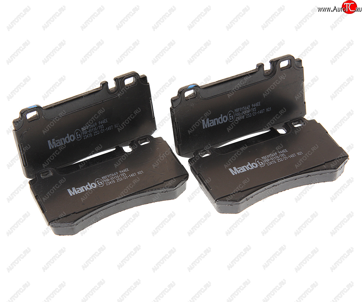 2 999 р. Колодки тормозные MERCEDES C (W202,W203,W209),E (W210) передние (4шт.) MANDO MANDO mbf015669 MANDO mbf015669  с доставкой в г. Кемерово