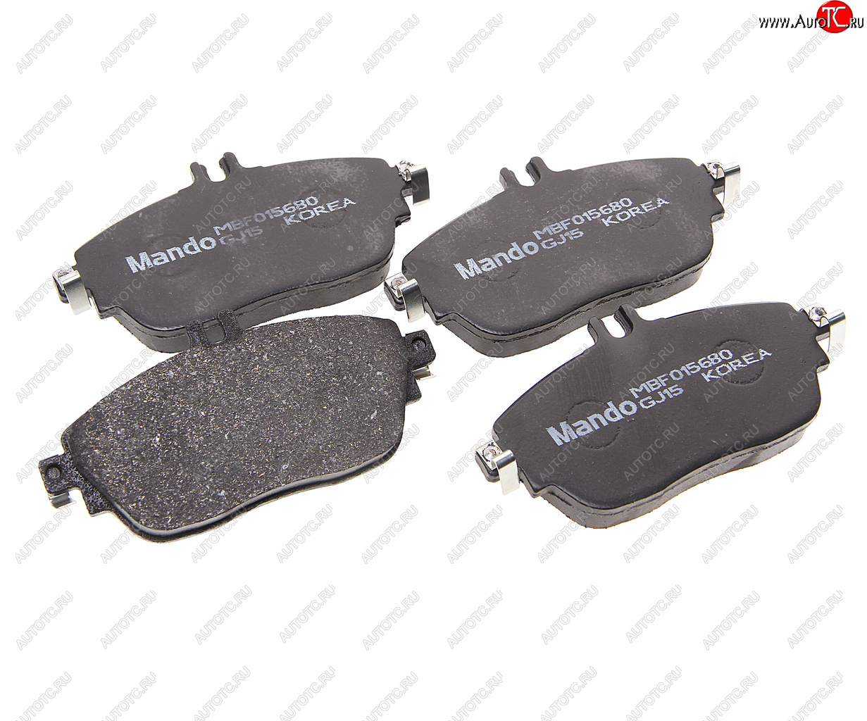 2 499 р. Колодки тормозные MERCEDES A (W176),B (W246),CLA (13-) передние (4шт.) MANDO MANDO mbf015680  с доставкой в г. Кемерово