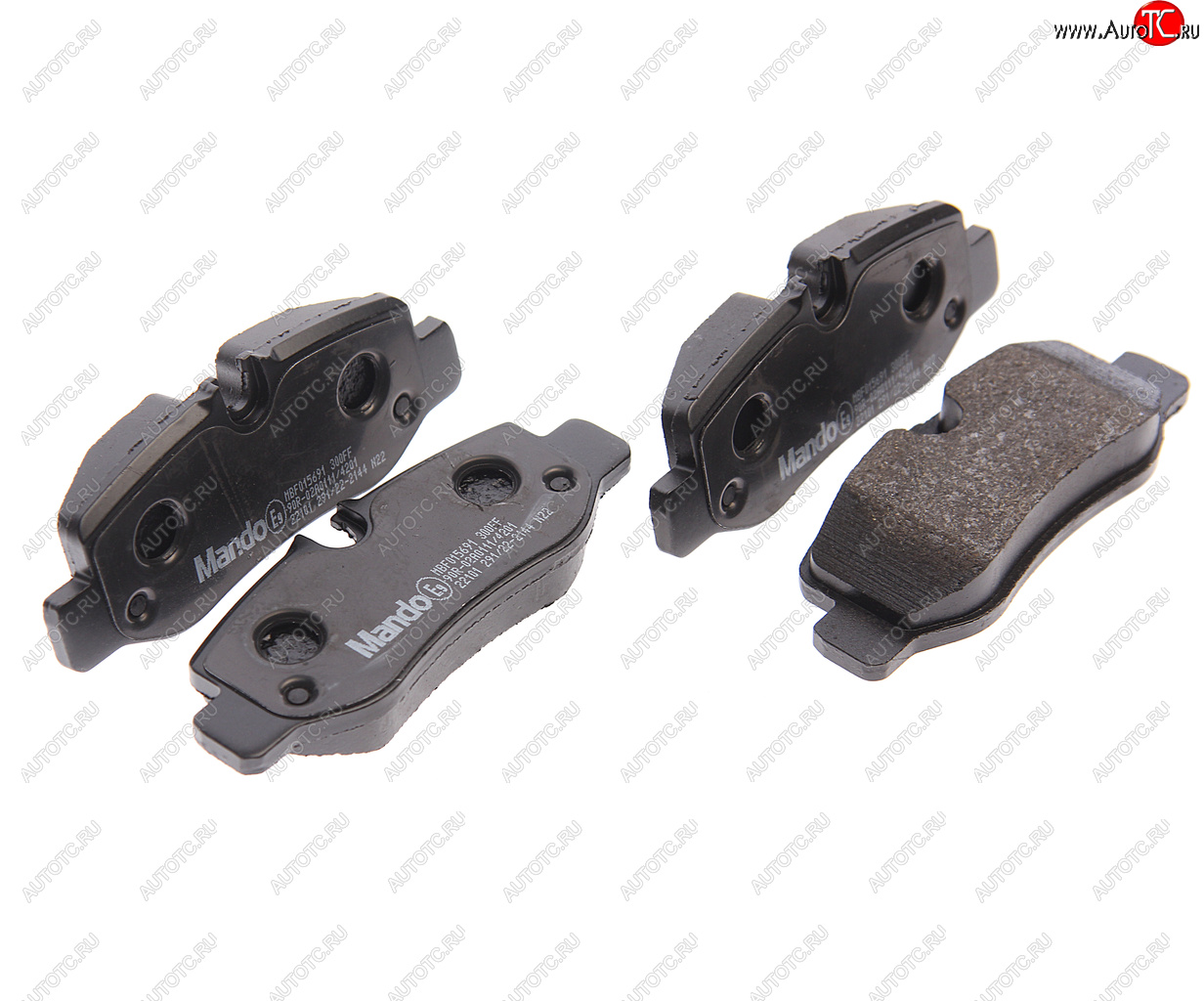 2 489 р. Колодки тормозные MERCEDES Viano,Vito (W447) задние (4шт.) MANDO MANDO mbf015691 MANDO mbf015691  с доставкой в г. Кемерово