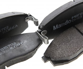 1 459 р. Колодки тормозные MITSUBISHI L200 (97-06) передние (4шт.) MANDO MANDO mbf015702 MANDO mbf015702  с доставкой в г. Кемерово. Увеличить фотографию 2