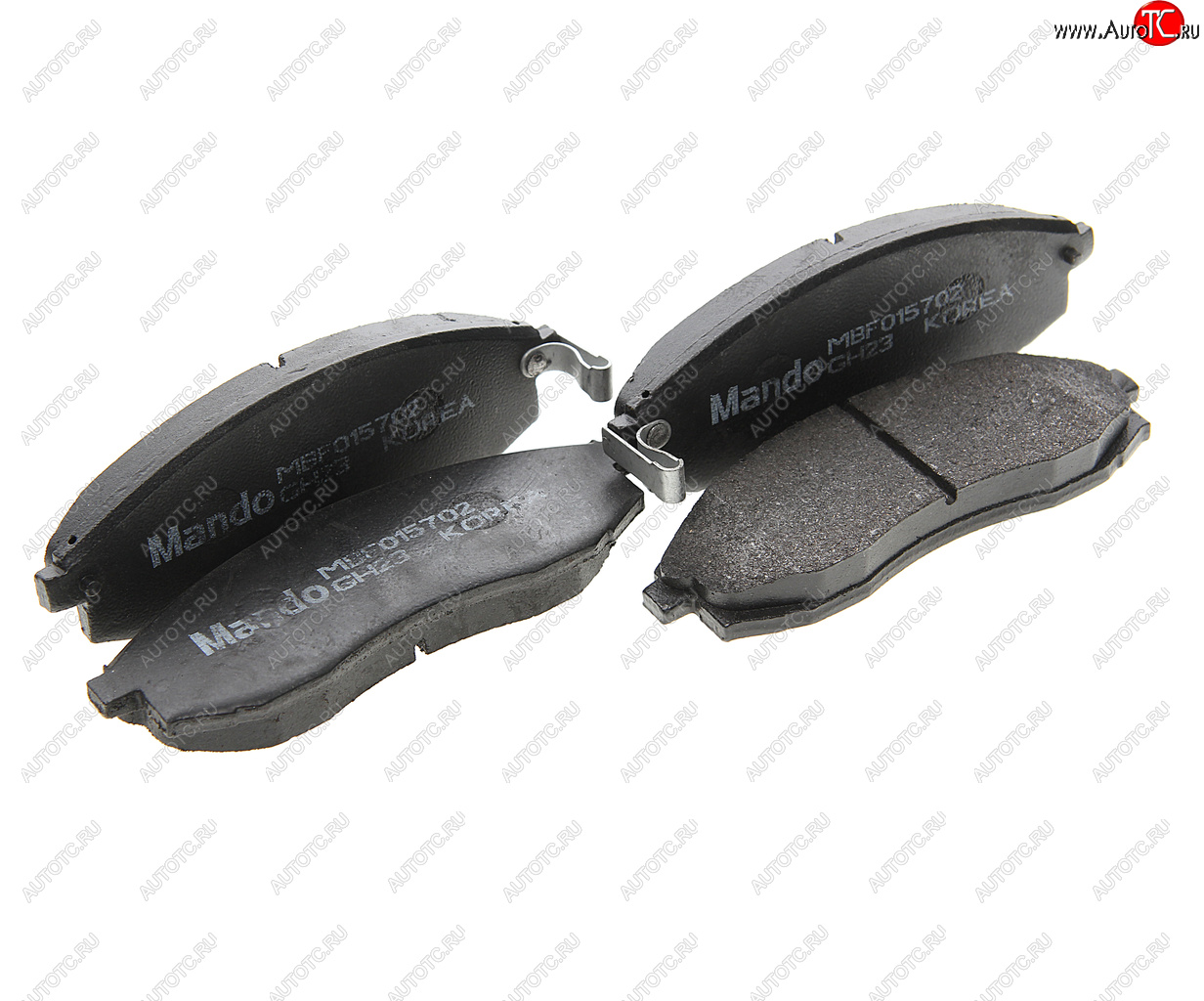 1 459 р. Колодки тормозные MITSUBISHI L200 (97-06) передние (4шт.) MANDO MANDO mbf015702 MANDO mbf015702  с доставкой в г. Кемерово