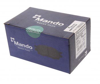 1 449 р. Колодки тормозные MITSUBISHI Outlander (03-),Pajero (00-),Pajero Sport (98-) передние (4шт.) MANDO MANDO mbf015708 MANDO mbf015708  с доставкой в г. Кемерово. Увеличить фотографию 3