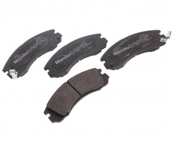 1 449 р. Колодки тормозные MITSUBISHI Outlander (03-),Pajero (00-),Pajero Sport (98-) передние (4шт.) MANDO MANDO mbf015708 MANDO mbf015708  с доставкой в г. Кемерово. Увеличить фотографию 1