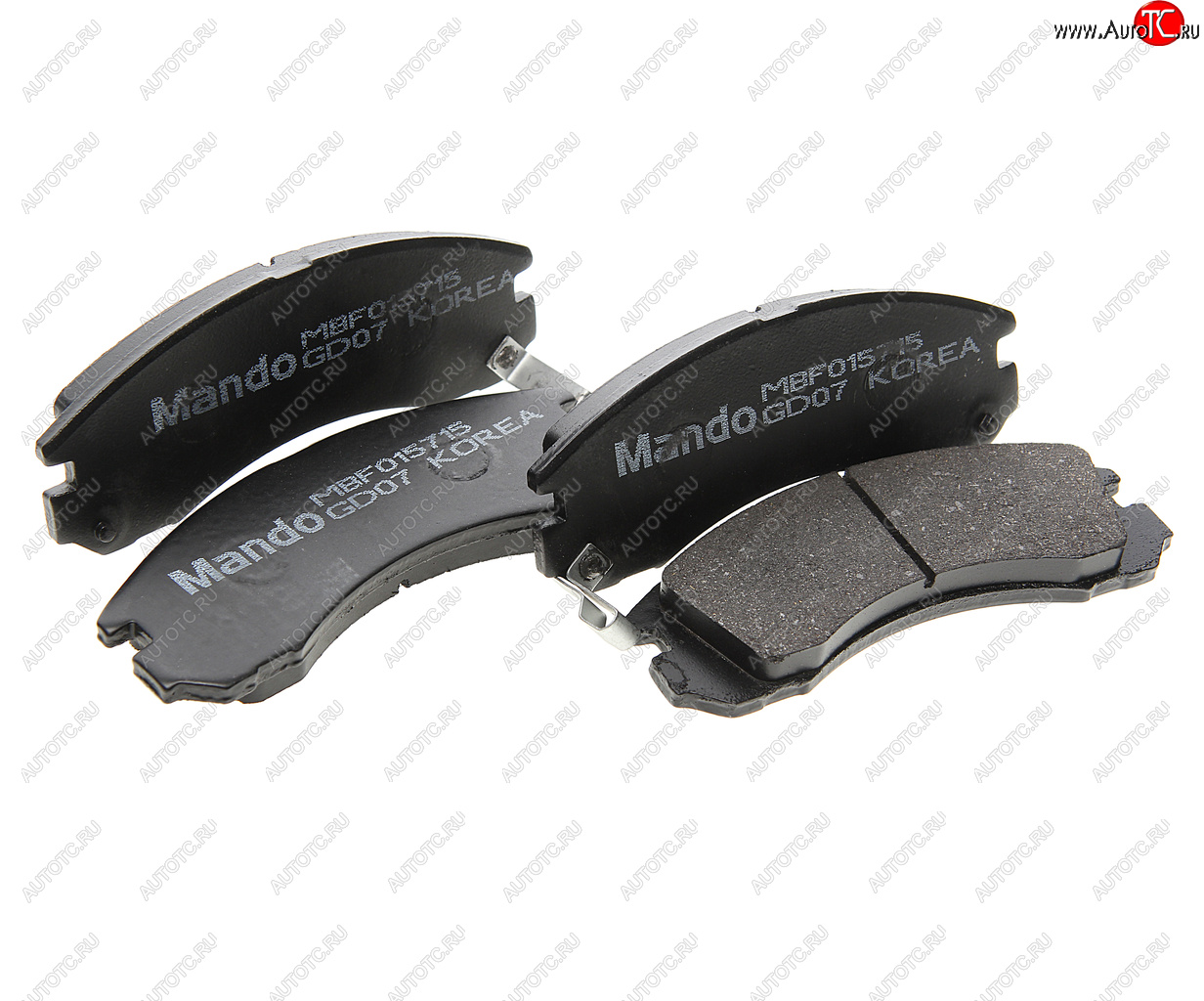 1 299 р. Колодки тормозные MITSUBISHI Outlander (06-) передние (4шт.) MANDO MANDO mbf015715  с доставкой в г. Кемерово