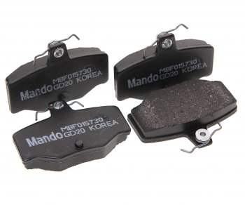 1 119 р. Колодки тормозные NISSAN Almera N16E,Primera P11,WP10 задние (4шт.) MANDO MANDO mbf015730 MANDO mbf015730  с доставкой в г. Кемерово. Увеличить фотографию 1
