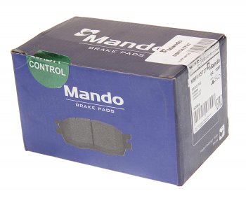 1 559 р. Колодки тормозные NISSAN Primera P12,Tino,Almera (00-) передние (4шт.) MANDO MANDO mbf015737 MANDO mbf015737  с доставкой в г. Кемерово. Увеличить фотографию 2