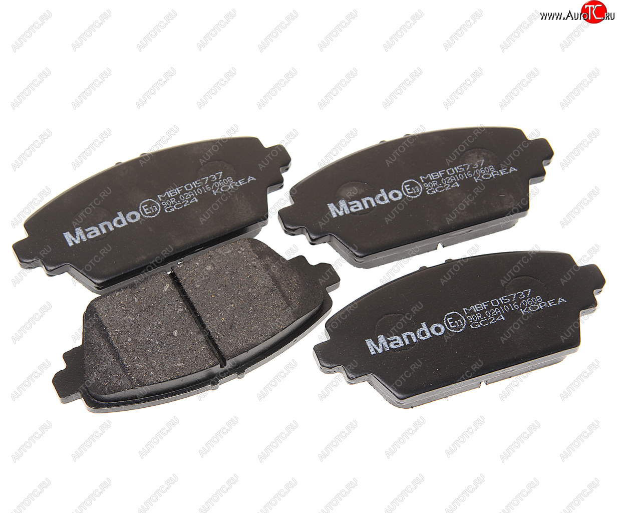 1 559 р. Колодки тормозные NISSAN Primera P12,Tino,Almera (00-) передние (4шт.) MANDO MANDO mbf015737 MANDO mbf015737  с доставкой в г. Кемерово