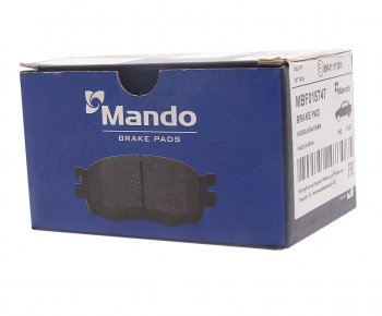1 769 р. Колодки тормозные NISSAN Pathfinder R51 (05-) задние (4шт.) MANDO MANDO mbf015747 MANDO mbf015747  с доставкой в г. Кемерово. Увеличить фотографию 3
