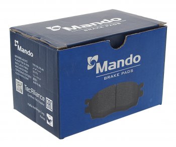 1 389 р. Колодки тормозные OPEL Astra G (98-),Zafira Van (03-05) задние (4шт.) MANDO MANDO mbf015754 MANDO mbf015754  с доставкой в г. Кемерово. Увеличить фотографию 2