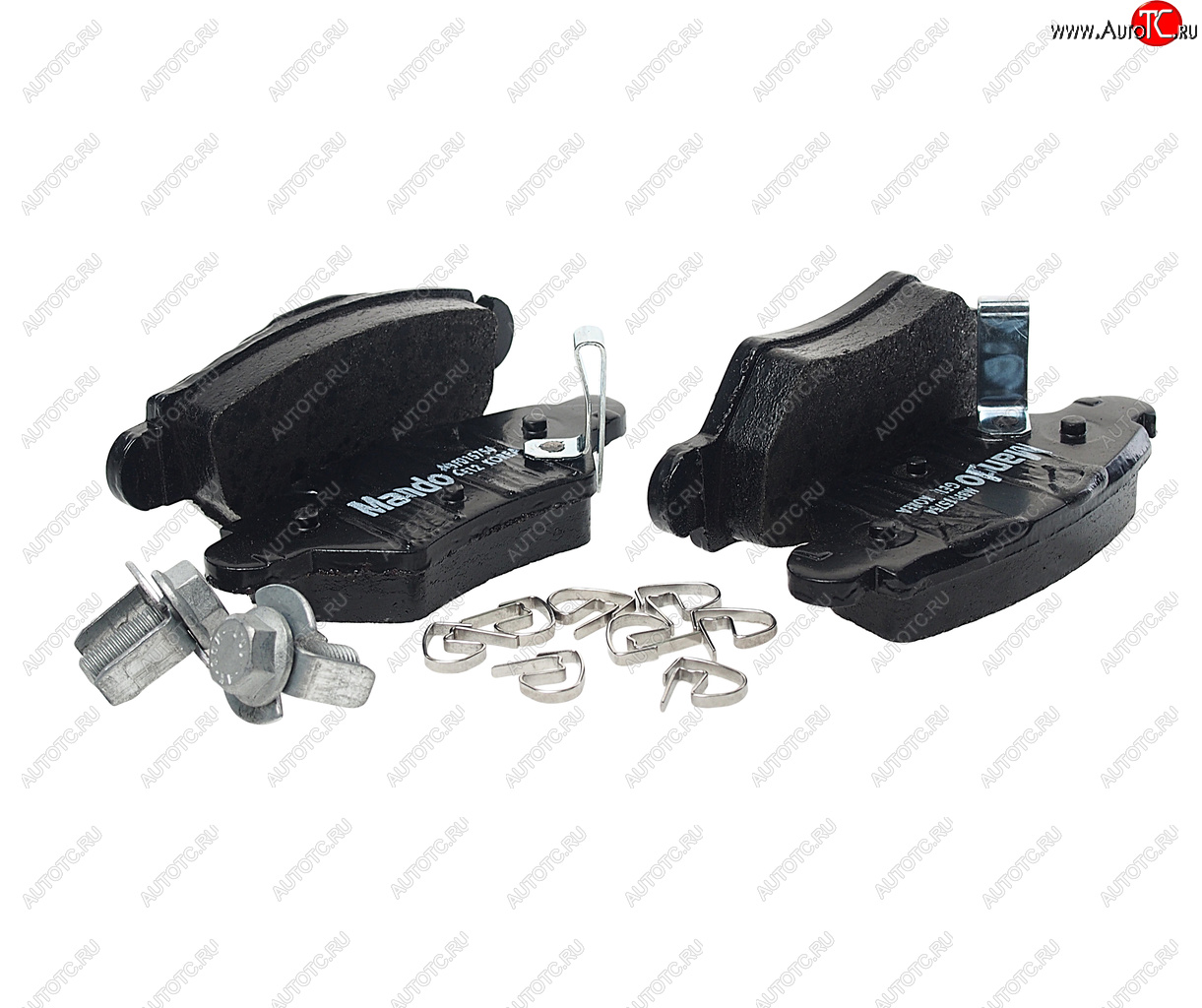 1 389 р. Колодки тормозные OPEL Astra G (98-),Zafira Van (03-05) задние (4шт.) MANDO MANDO mbf015754 MANDO mbf015754  с доставкой в г. Кемерово