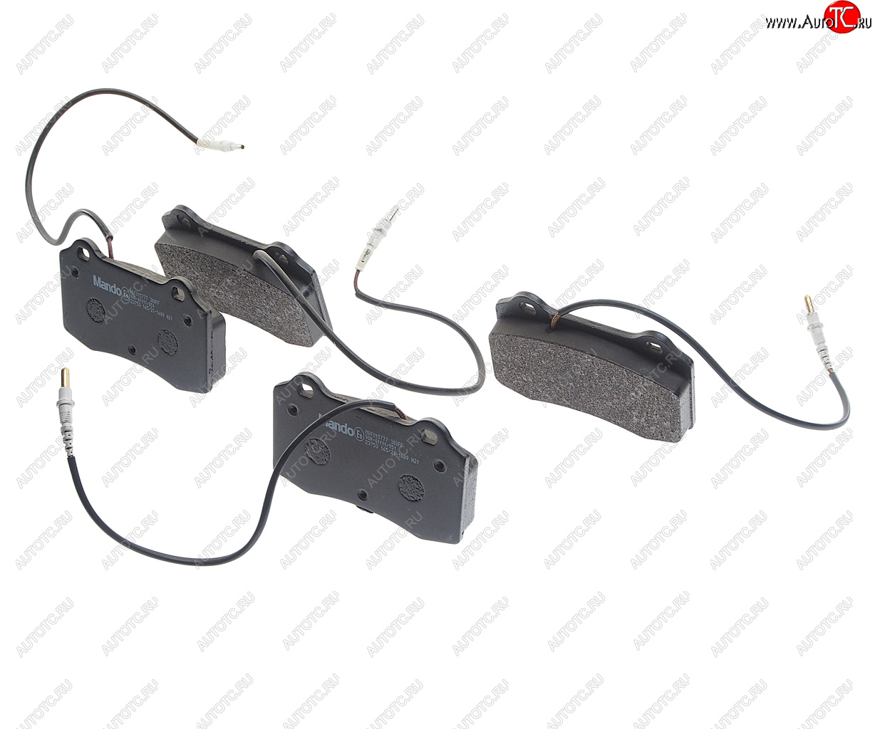 2 769 р. Колодки тормозные PEUGEOT 406 (97-) передние (4шт.) MANDO MANDO mbf015777 MANDO mbf015777  с доставкой в г. Кемерово