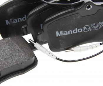 2 099 р. Колодки тормозные PEUGEOT 407,407SW,607 9D,9U (00-) (1.6/3.0) передние (4шт.) MANDO MANDO mbf015779 MANDO mbf015779  с доставкой в г. Кемерово. Увеличить фотографию 2