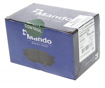 2 099 р. Колодки тормозные PEUGEOT 407,407SW,607 9D,9U (00-) (1.6/3.0) передние (4шт.) MANDO MANDO mbf015779 MANDO mbf015779  с доставкой в г. Кемерово. Увеличить фотографию 3