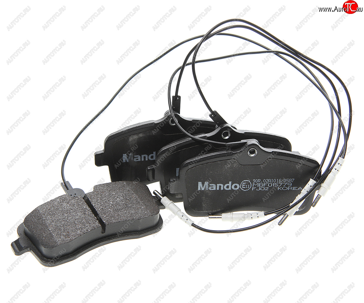 2 099 р. Колодки тормозные PEUGEOT 407,407SW,607 9D,9U (00-) (1.6/3.0) передние (4шт.) MANDO MANDO mbf015779 MANDO mbf015779  с доставкой в г. Кемерово