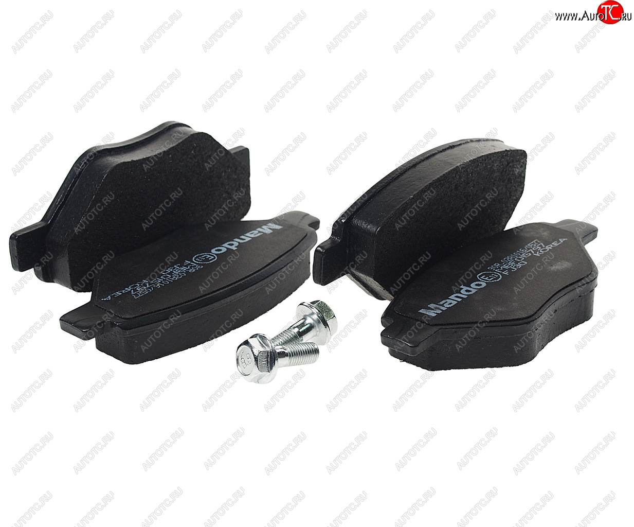 989 р. Колодки тормозные RENAULT Megane 2 (03-) передние (4шт.) MANDO MANDO mbf015797  с доставкой в г. Кемерово