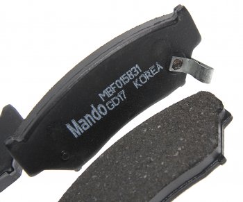999 р. Колодки тормозные SUZUKI Grand Vitara передние (4шт.) MANDO MANDO mbf015831 MANDO mbf015831  с доставкой в г. Кемерово. Увеличить фотографию 2