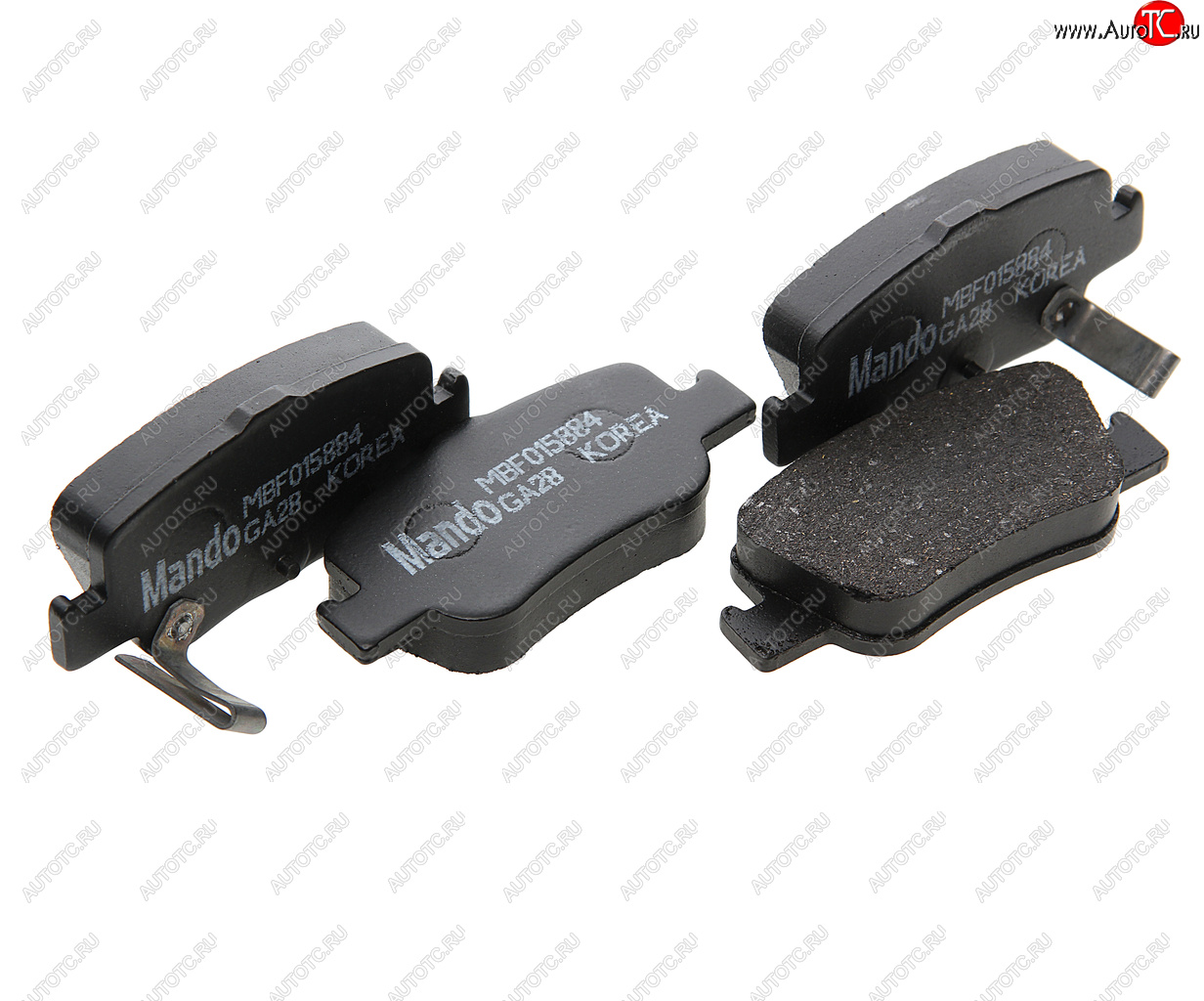 1 399 р. Колодки тормозные TOYOTA Auris (07-) задние (4шт.) MANDO MANDO mbf015884  с доставкой в г. Кемерово