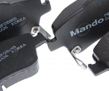 1 439 р. Колодки тормозные TOYOTA Auris (06-) передние (4шт.) MANDO MANDO mbf015885  с доставкой в г. Кемерово. Увеличить фотографию 2