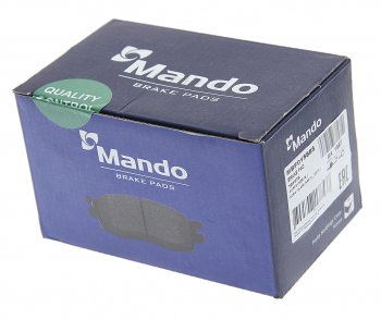 1 439 р. Колодки тормозные TOYOTA Auris (06-) передние (4шт.) MANDO MANDO mbf015885  с доставкой в г. Кемерово. Увеличить фотографию 3