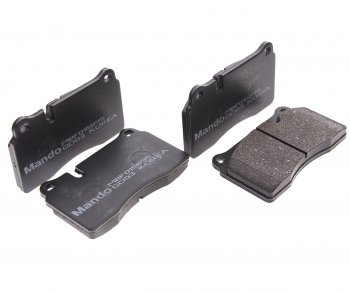 1 699 р. Колодки тормозные VW Touareg (06-) передние (R17) (4шт.) MANDO MANDO mbf015895  с доставкой в г. Кемерово. Увеличить фотографию 1