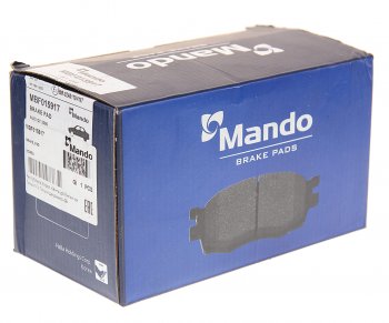 6 349 р. Колодки тормозные VW Touareg AUDI Q7 PORSHE Cayenne (02-) R18 задние (4шт.) MANDO MANDO mbf015917 MANDO mbf015917  с доставкой в г. Кемерово. Увеличить фотографию 2
