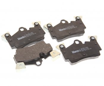 6 349 р. Колодки тормозные VW Touareg AUDI Q7 PORSHE Cayenne (02-) R18 задние (4шт.) MANDO MANDO mbf015917 MANDO mbf015917  с доставкой в г. Кемерово. Увеличить фотографию 1