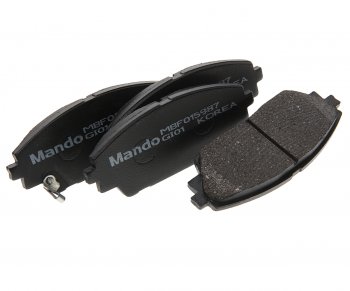1 999 р. Колодки тормозные MAZDA 3 (13-) передние (4шт.) MANDO MANDO mbf015987 MANDO mbf015987  с доставкой в г. Кемерово. Увеличить фотографию 2