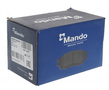 1 699 р. Колодки тормозные VW Polo (01) (1.21.9 D) SKODA Fabia передние (4шт.) MANDO MANDO mbf016024  с доставкой в г. Кемерово. Увеличить фотографию 2