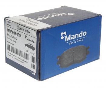 1 699 р. Колодки тормозные TOYOTA Verso (09-) задние (4шт.) MANDO MANDO mbf016039 MANDO mbf016039  с доставкой в г. Кемерово. Увеличить фотографию 2