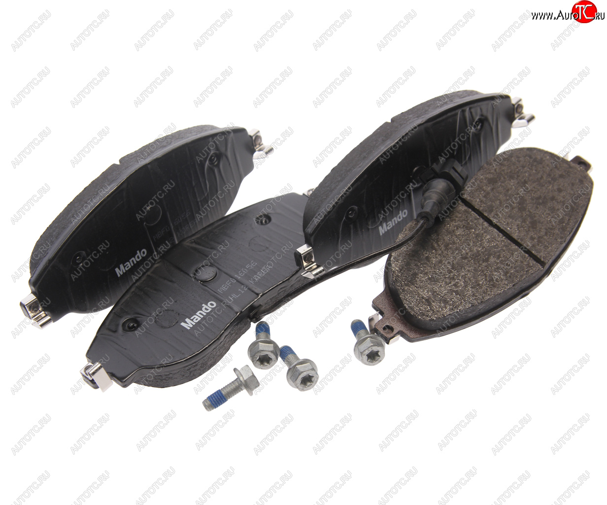 3 499 р. Колодки тормозные VW Golf (17-),Tiguan (16-) AUDI Q3 (17-) SKODA Kodiaq (17-) передние (4шт.) MANDO MANDO mbf016056  с доставкой в г. Кемерово