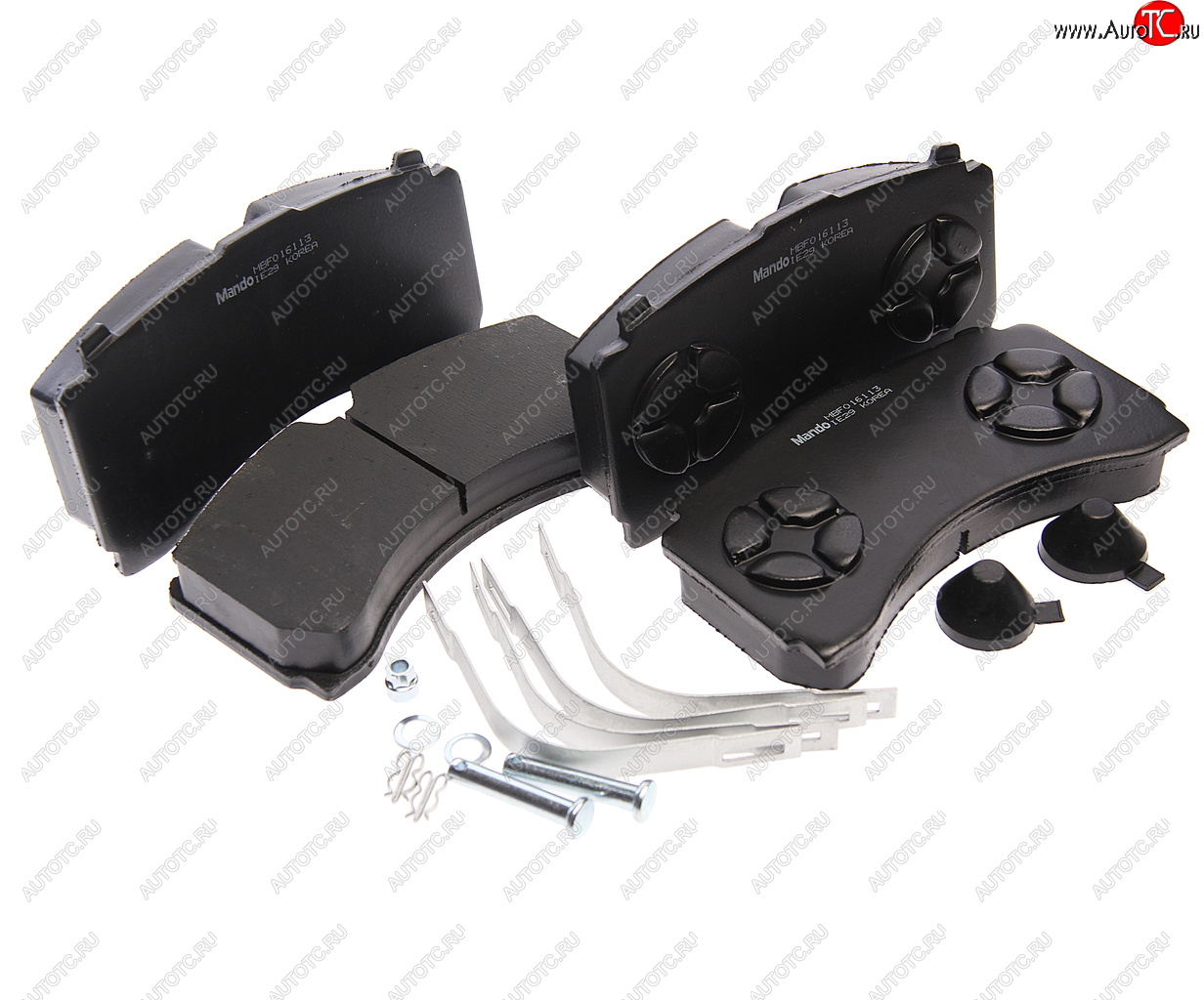 8 199 р. Колодки тормозные MERCEDES Actros дисковые (208x114x35) (4шт.) MANDO MANDO mbf016113  с доставкой в г. Кемерово