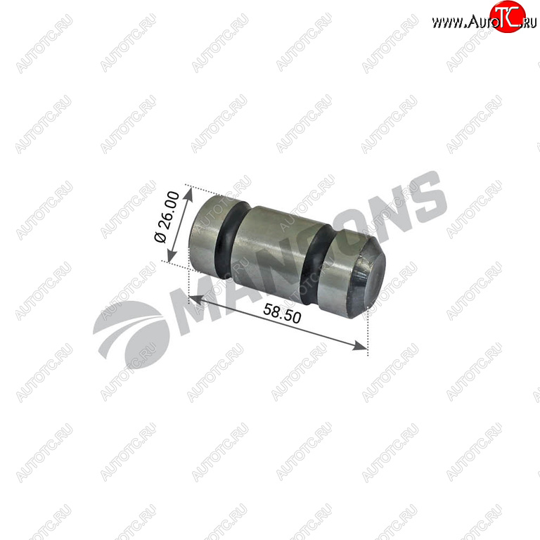 152 р. Палец BPW колодки тормозной (26х58.5) MANSONS MANSONS mbp3039  с доставкой в г. Кемерово