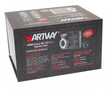 13 999 р. Видеорегистратор с радар-детектором GPS ARTWAY ARTWAY md-109  с доставкой в г. Кемерово. Увеличить фотографию 5
