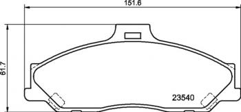 849 р. Колодки тормозные FORD Ranger MAZDA B-Serie задние (4шт.) MINTEX MINTEX mdb2053  с доставкой в г. Кемерово. Увеличить фотографию 1
