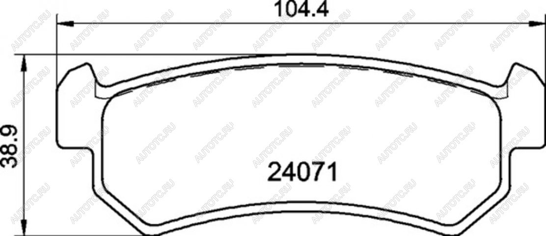 659 р. Колодки тормозные CHEVROLET Lacetti (-06),Nubira (03-) (1.41.8) задние (4шт.) MINTEX MINTEX mdb2611  с доставкой в г. Кемерово