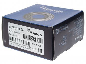 2 789 р. Подшипник ступицы HYUNDAI Accent (06-),Getz KIA Rio (05-),Picanto передней MANDO MANDO mdw010004  с доставкой в г. Кемерово. Увеличить фотографию 2