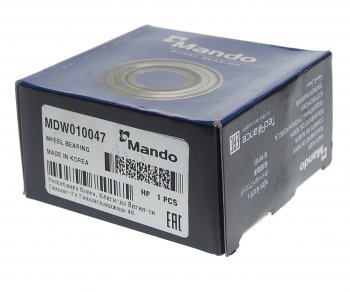 1 699 р. Подшипник ступицы DAEWOO Nexia (R14) передней MANDO MANDO mdw010047  с доставкой в г. Кемерово. Увеличить фотографию 2
