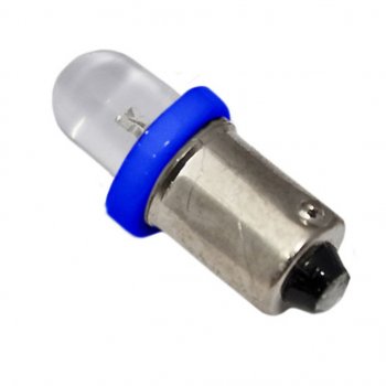 2 р. Лампа светодиодная 12V T4W 4W BA9s Round Blue MEGA ELECTRIC MEGA ELECTRIC me-0406b  с доставкой в г. Кемерово. Увеличить фотографию 1