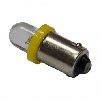 2 р. Лампа светодиодная 12V T4W BA9s Round Yellow MEGA ELECTRIC MEGA ELECTRIC me-0406y  с доставкой в г. Кемерово. Увеличить фотографию 1