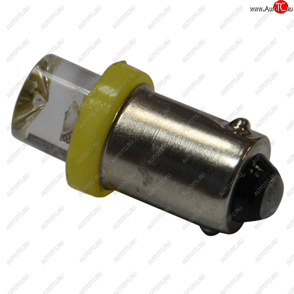 2 р. Лампа светодиодная 12V T4W BA9s Cone Yellow MEGA ELECTRIC MEGA ELECTRIC me-0411y  с доставкой в г. Кемерово