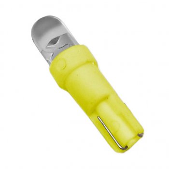 1 р. Лампа светодиодная 12V W1.2W W2х4.6d бесцокольная Round Yellow MEGA ELECTRIC MEGA ELECTRIC me-0415y  с доставкой в г. Кемерово. Увеличить фотографию 1