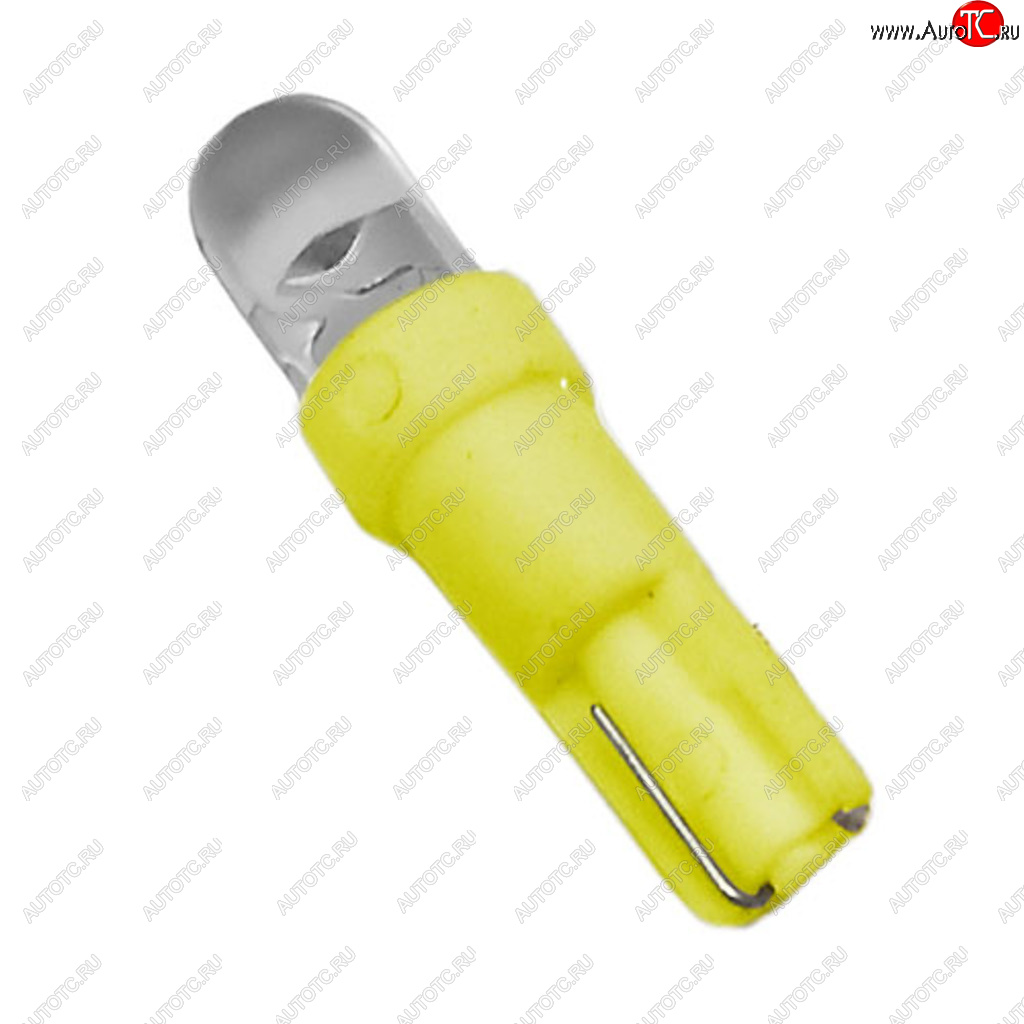 1 р. Лампа светодиодная 12V W1.2W W2х4.6d бесцокольная Round Yellow MEGA ELECTRIC MEGA ELECTRIC me-0415y  с доставкой в г. Кемерово